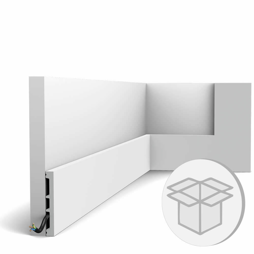 18er Stuckleisten Box DX163-2300-RAL9003 Türumrandung Orac Decor Stuckleiste weiß lackiert