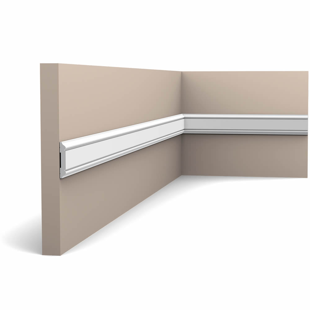 Wandleiste flaches Profil PX144 _L Orac Decor Stuckleiste