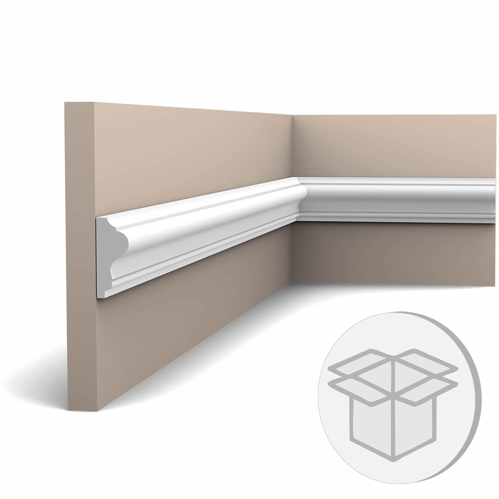 40er Stuckleisten Box P8030 Wandleiste Orac Decor Stuckleiste