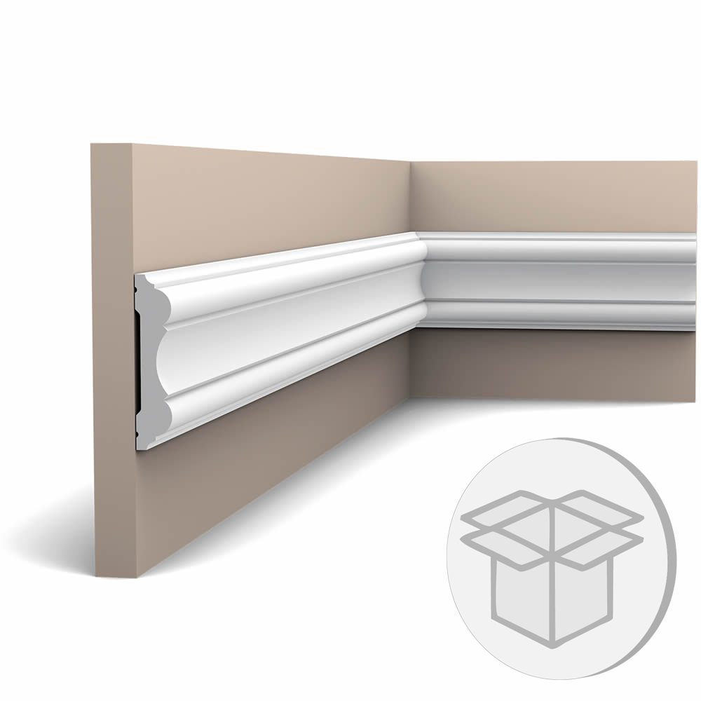 10er Stuckleisten Box P8040 Wandleiste Orac Decor Stuckleiste