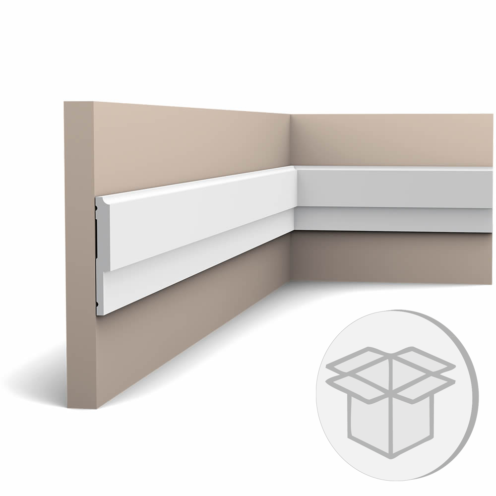 30er Stuckleisten Box P9900F Flexible Wandleiste Orac Decor Stuckleiste
