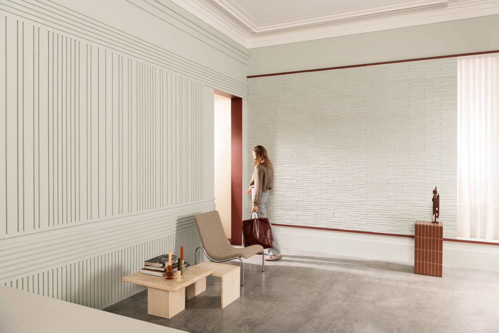 Wandpaneel gerippte 3D-Versatz Optik W216 Orac Decor Wandelement