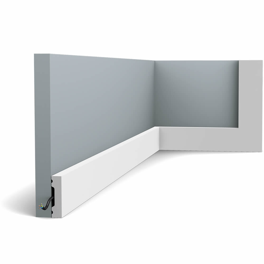 Fußleiste modern Kabel verstecken SX162 Orac Decor Square Multileiste