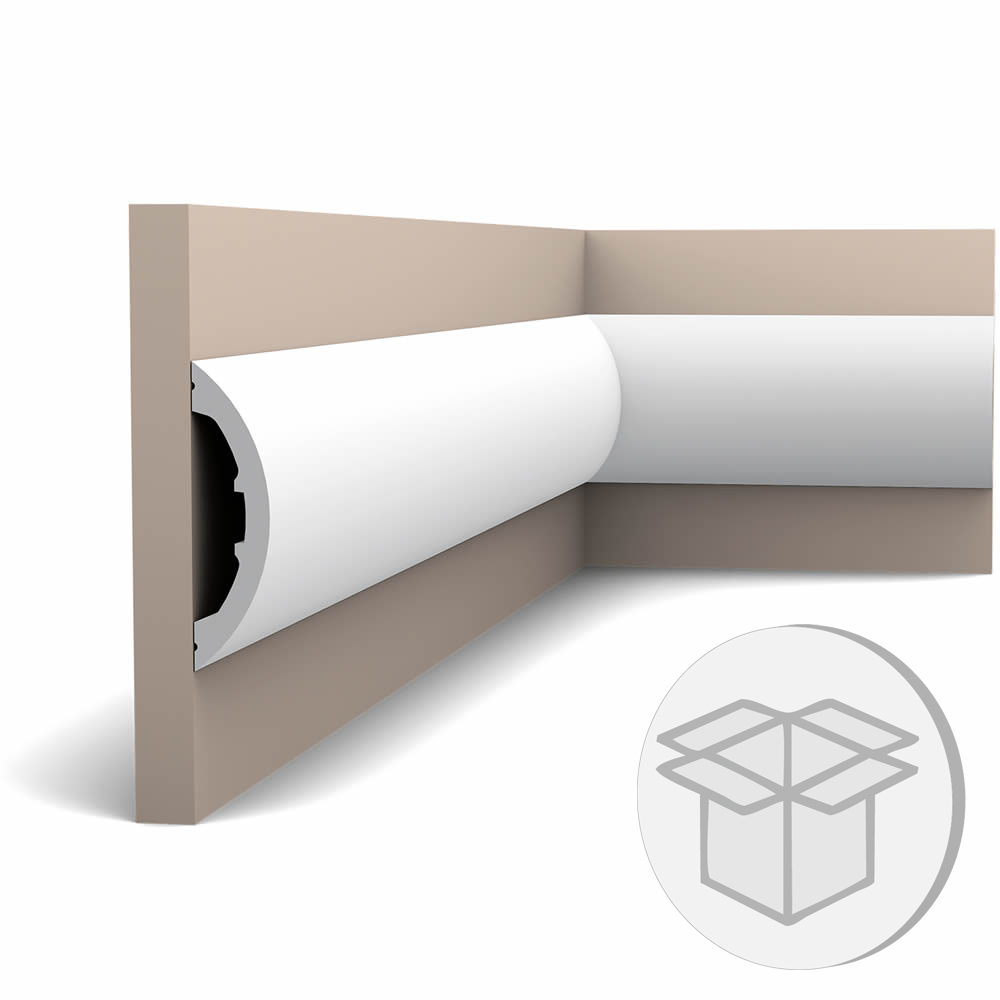 12er Stuckleisten Box P3070 Wandleiste Orac Decor Radius Ulf Moritz