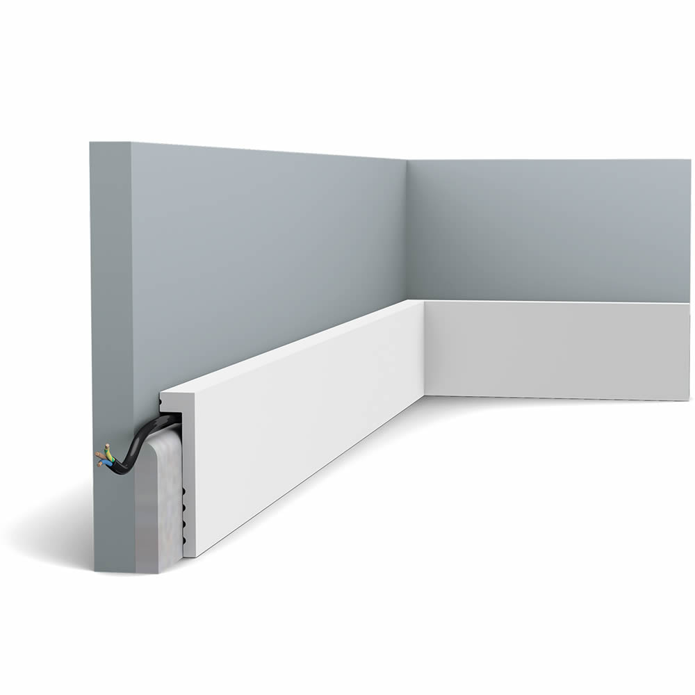 Fußleiste modern kantig zum Abdecken SX171 SQUARE Orac Decor
